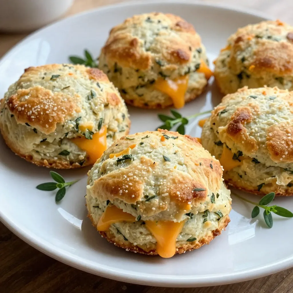 Cheddar Herb Drop Biscuits Easy and Tasty Recipe