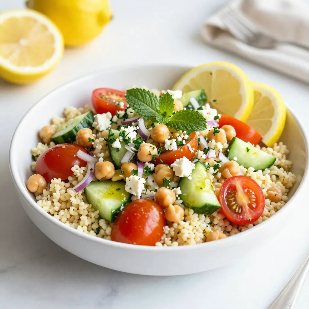 Lemon Herb Couscous Salad Fresh and Tasty Recipe