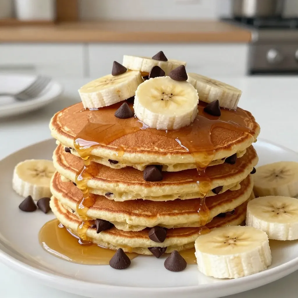 Chocolate Chip Banana Pancakes Delightful Morning Treat