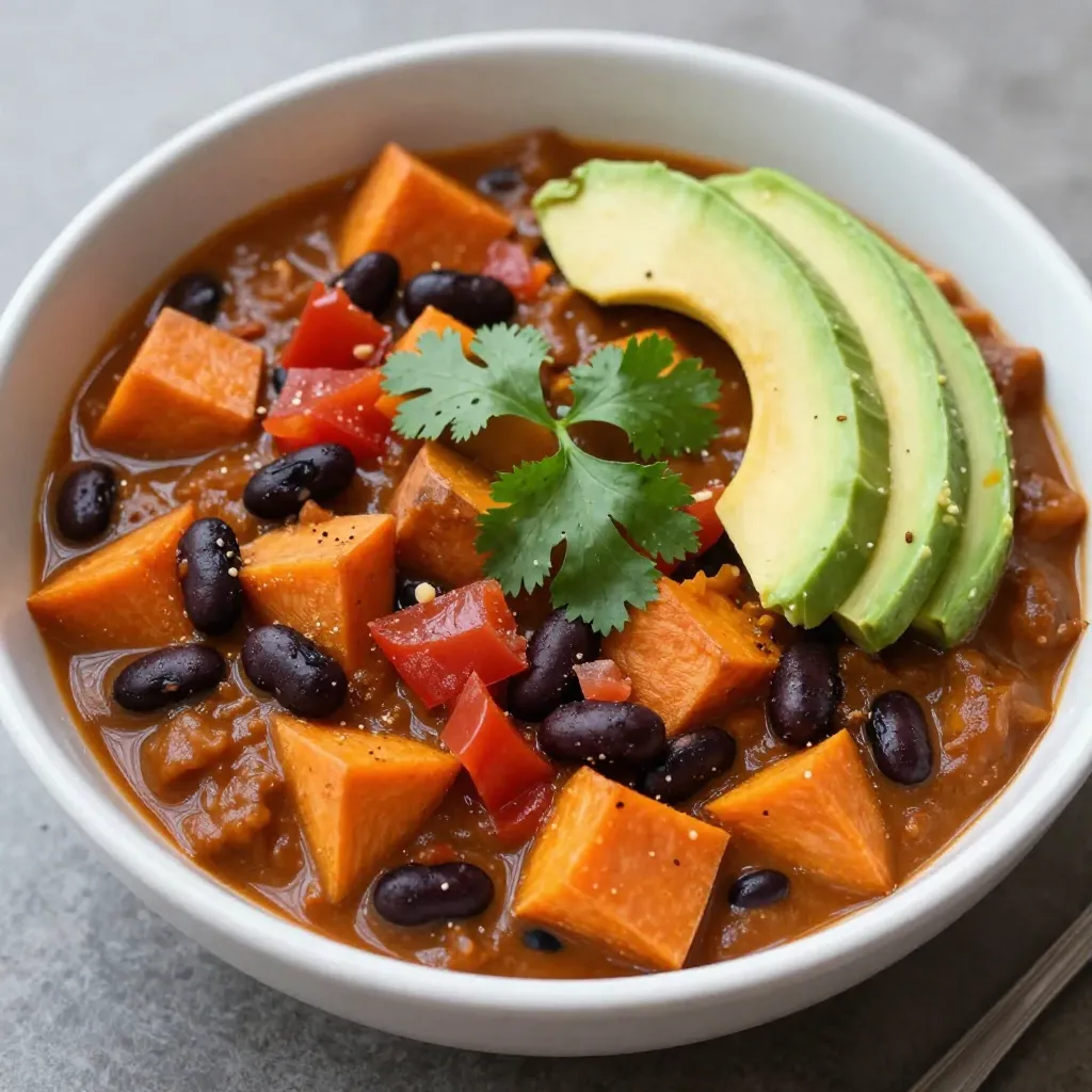 Heartfelt Sweet Potato Black Bean Chili Recipe