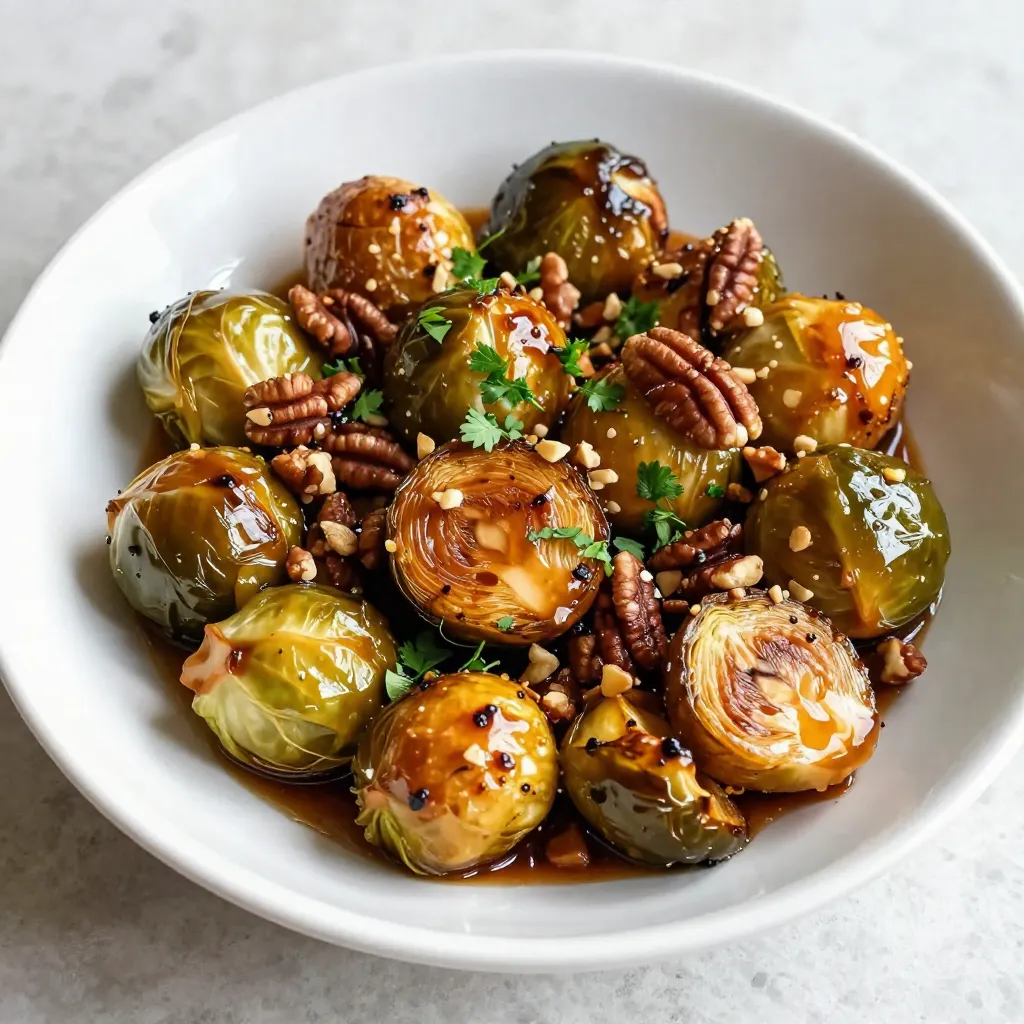 Maple Dijon Brussels Sprouts Savory Roasted Delight