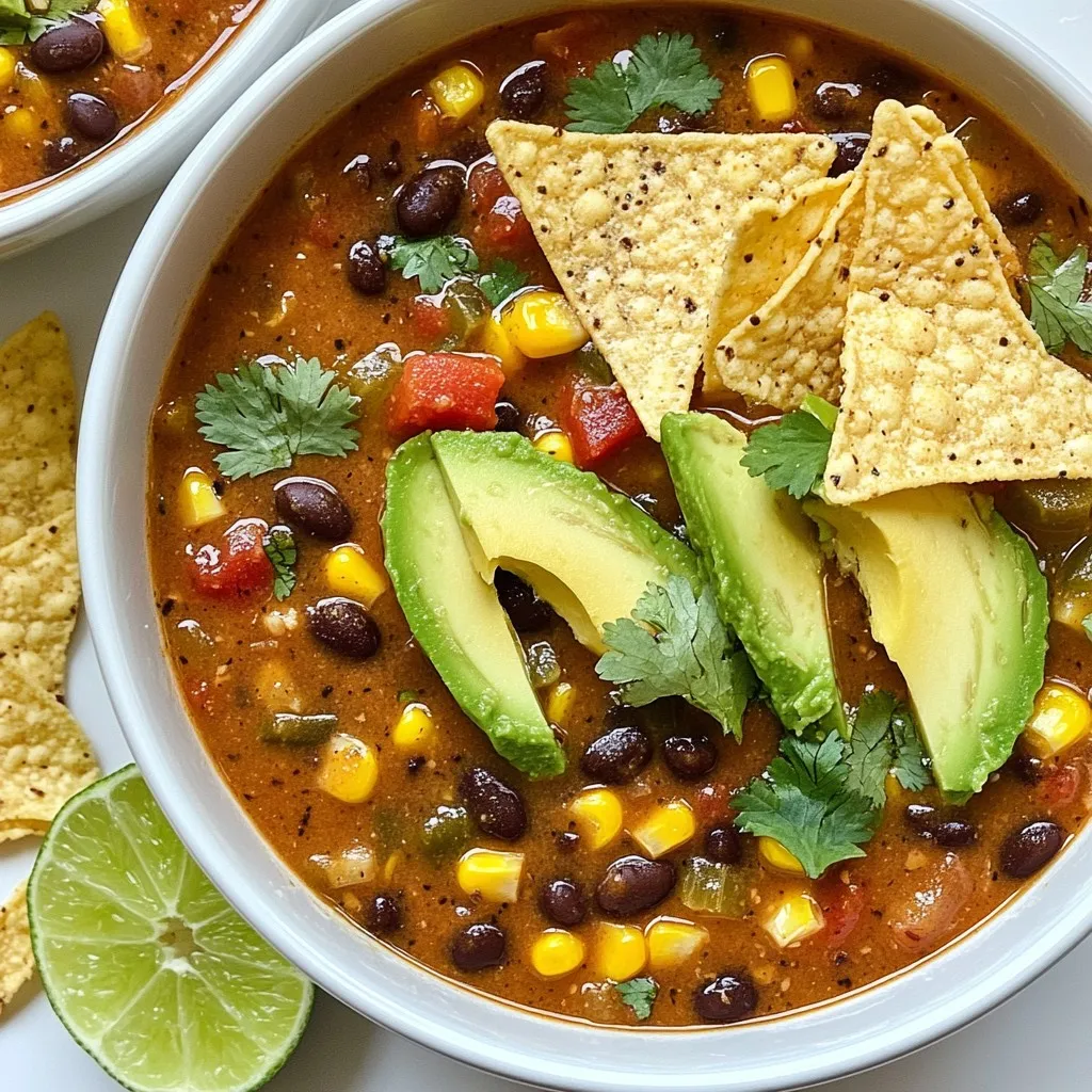 Black Bean Taco Soup Hearty and Flavorful Delight