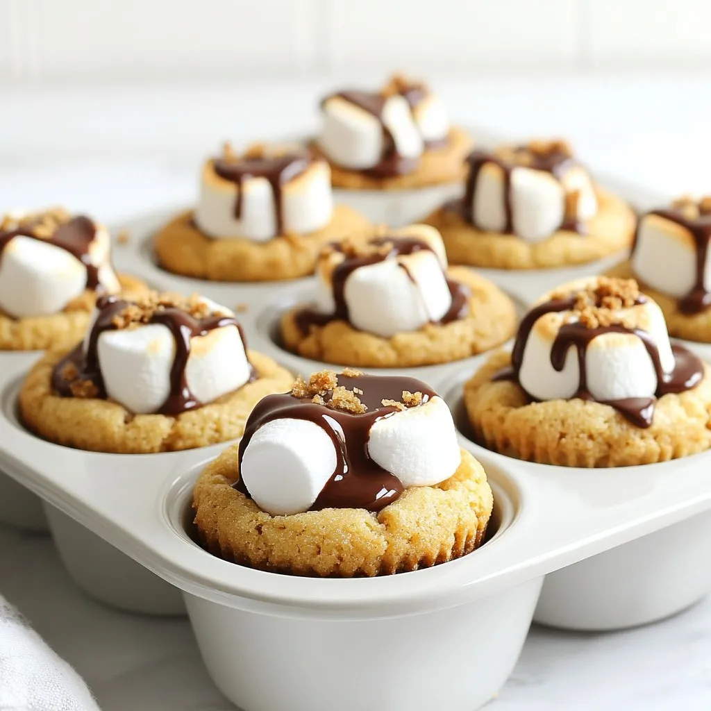 S’mores Cookie Cups Delightful and Easy Treat Recipe
