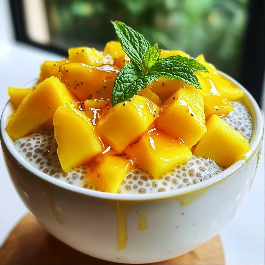 Mango Coconut Chia Pudding Delightful and Easy Recipe