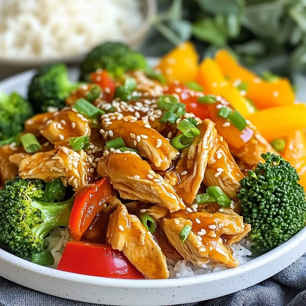Slow Cooker Honey Garlic Chicken Simple and Tasty Dish