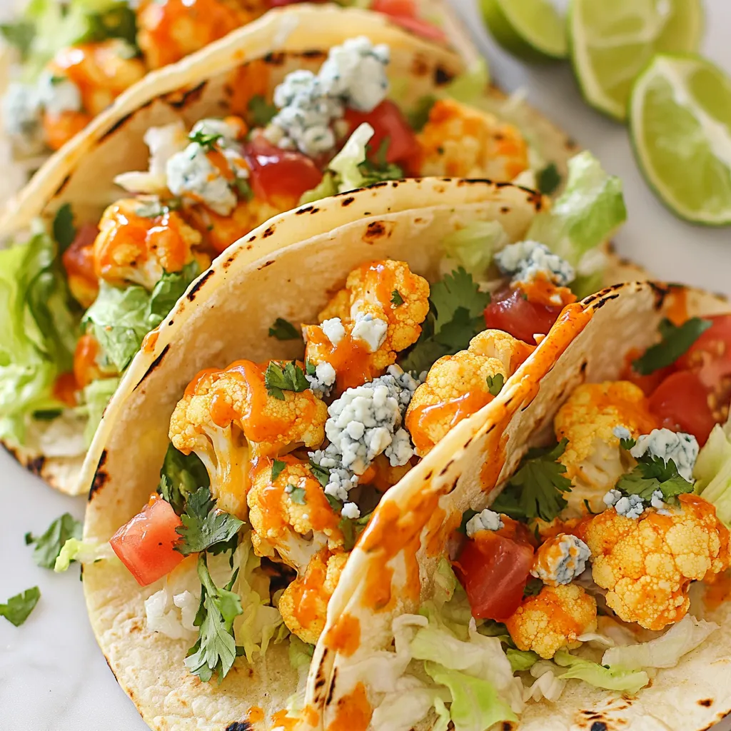 Buffalo Cauliflower Tacos Flavorful and Satisfying Meal
