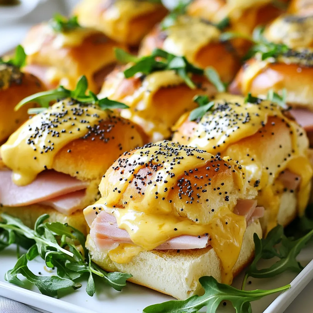 Ham and Havarti Sliders Savory and Easy Recipe