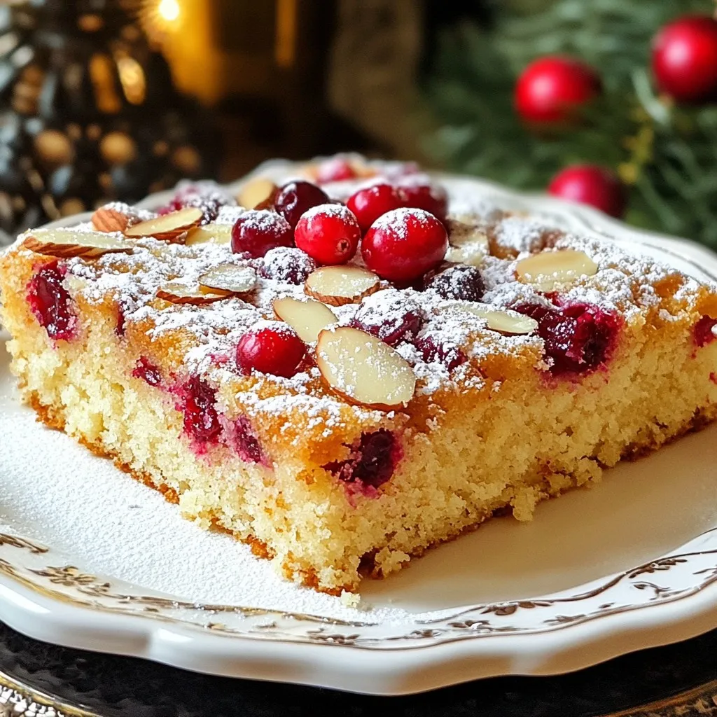 Cranberry Almond Coffee Cake Simple Yet Delicious Treat