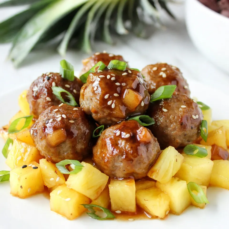 Teriyaki Pineapple Meatballs Flavorful and Easy Recipe