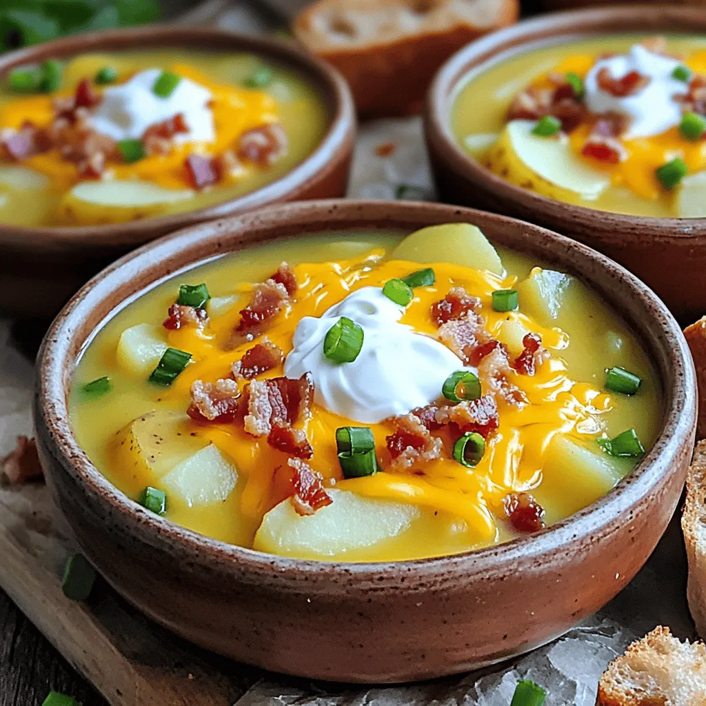 Slow Cooker Loaded Potato Soup Easy and Creamy Recipe