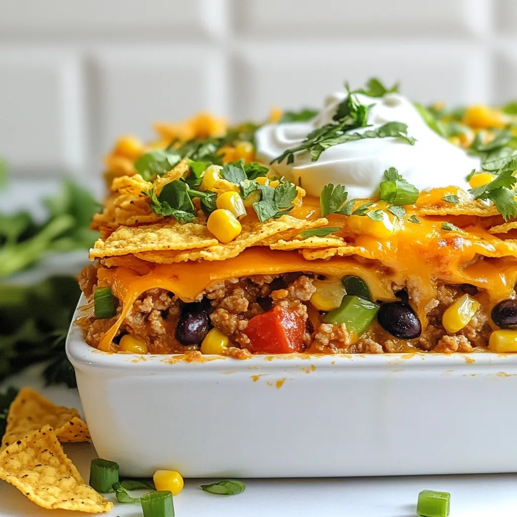 Cheesy Taco Casserole Tasty and Easy Dinner Recipe