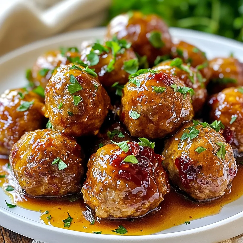 Maple Cranberry Meatballs Flavorful and Easy Recipe