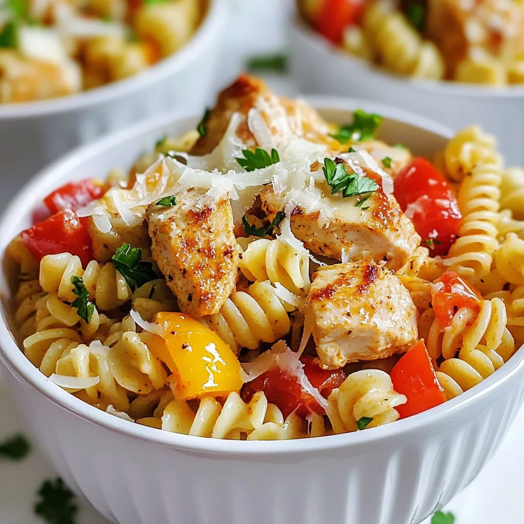 Cajun Garlic Chicken Rotini Flavorful Dinner Idea