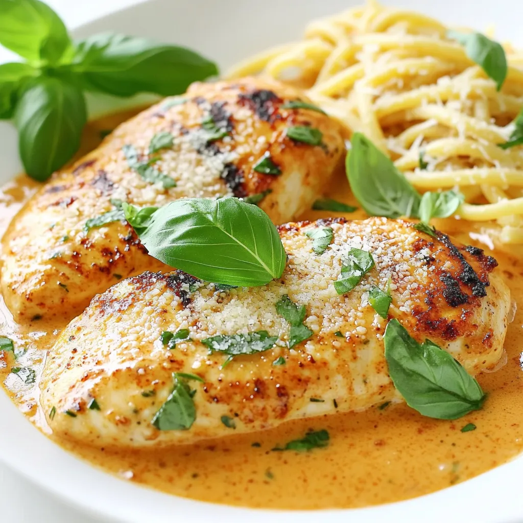 Creamy Tomato Parmesan Chicken One Pot Delight