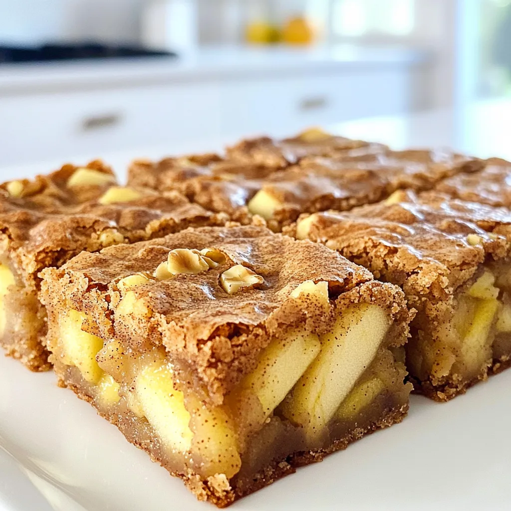 Brown Butter Apple Blondies Irresistible Dessert Treat