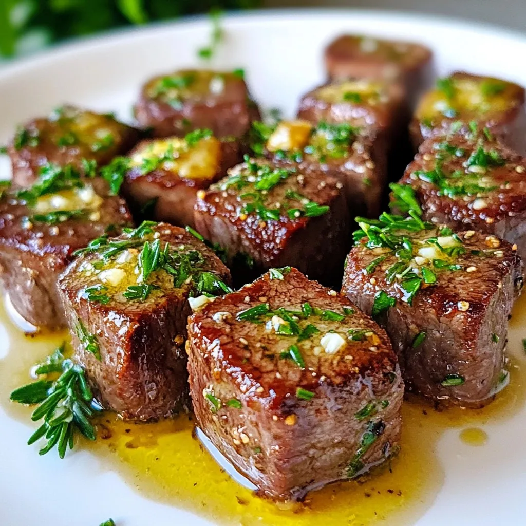 Garlic Herb Butter Steak Bites Savory Flavor Explosion