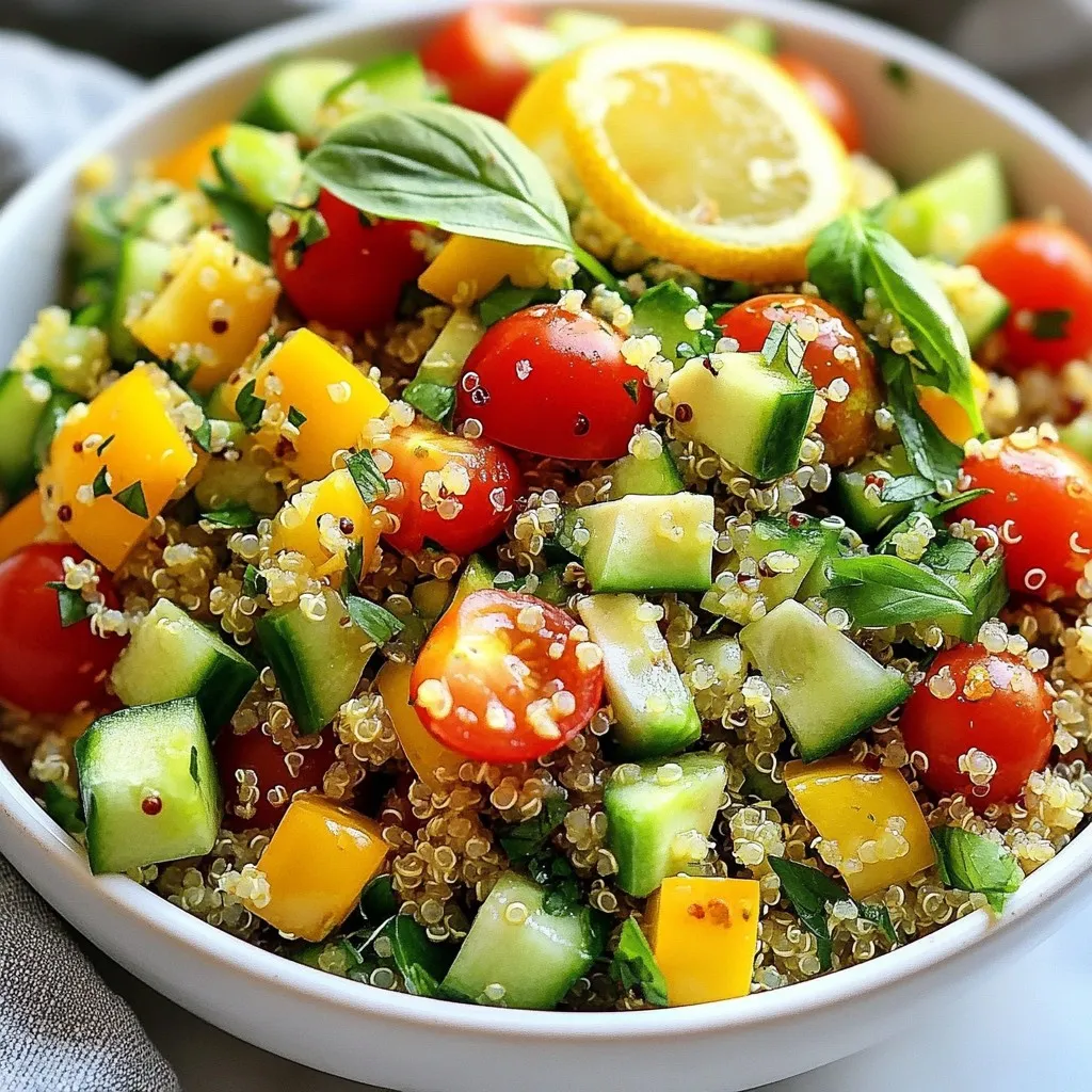 Green Goddess Quinoa Salad Fresh and Flavorful Dish