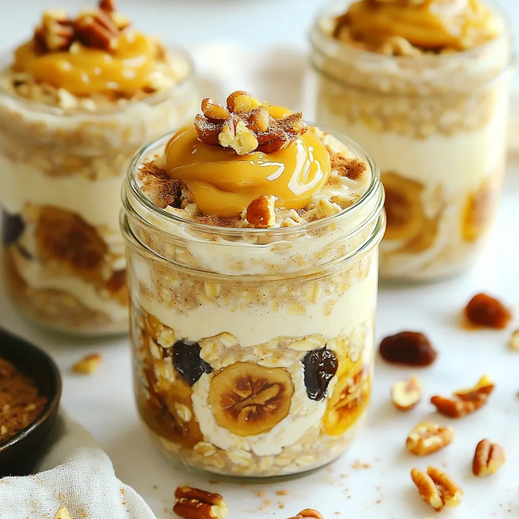 Cinnamon Roll Overnight Oats Tasty and Easy Meal