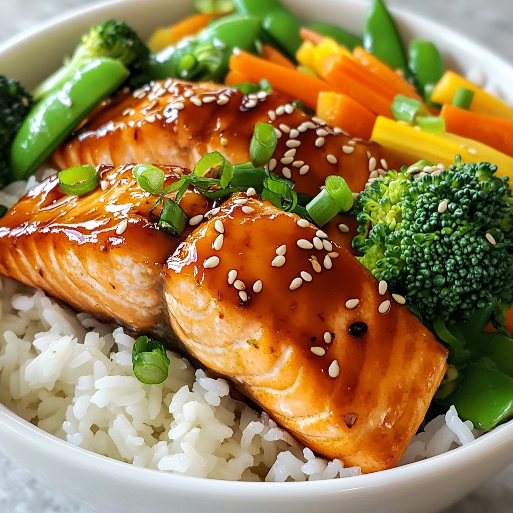 Teriyaki Salmon Rice Bowl Flavorful and Simple Recipe