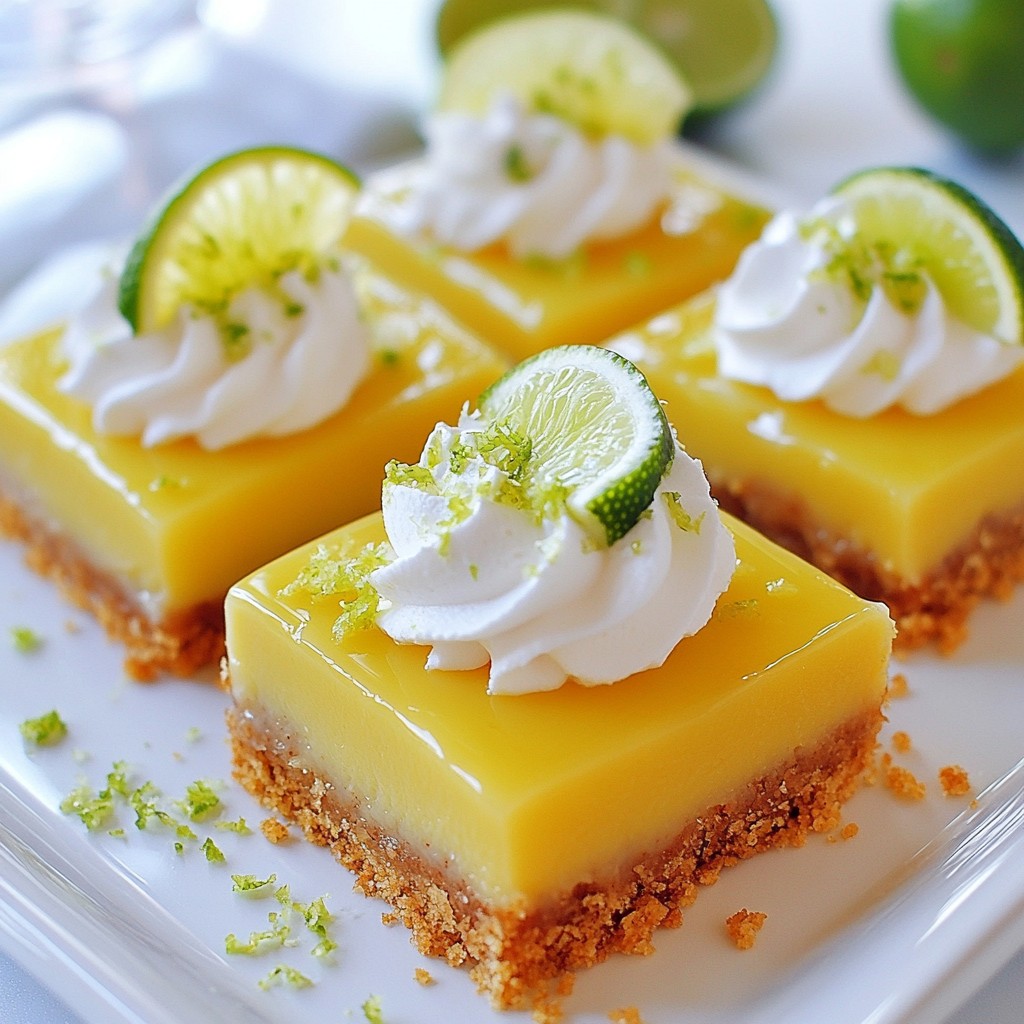 Key Lime Pie Bars Delightful and Tangy Dessert