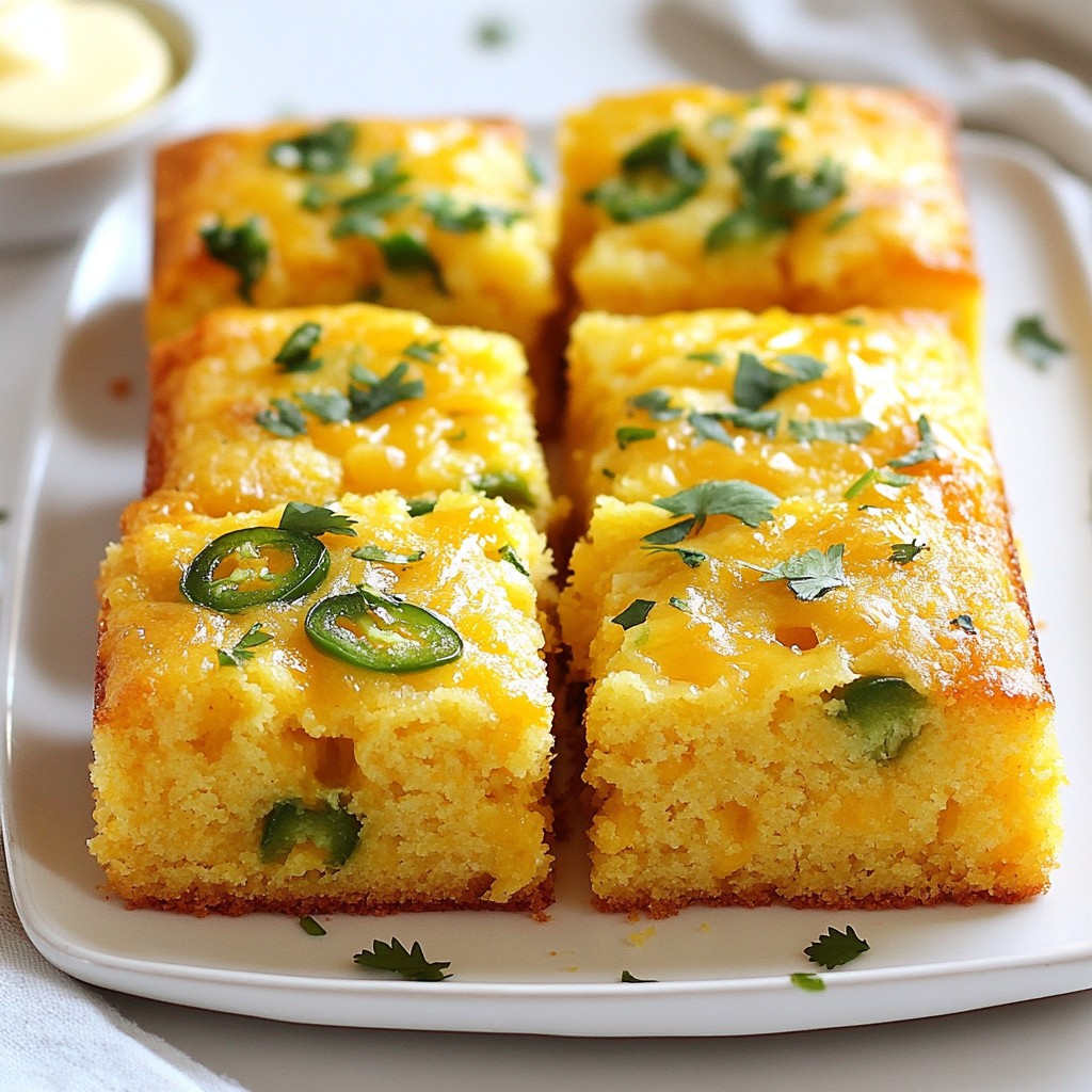 Jalapeño Cheddar Cornbread Flavorful Comfort Dish