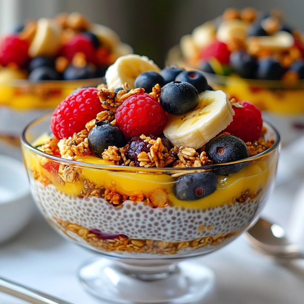 Make-ahead breakfast Overnight Vanilla Chia Pudding
