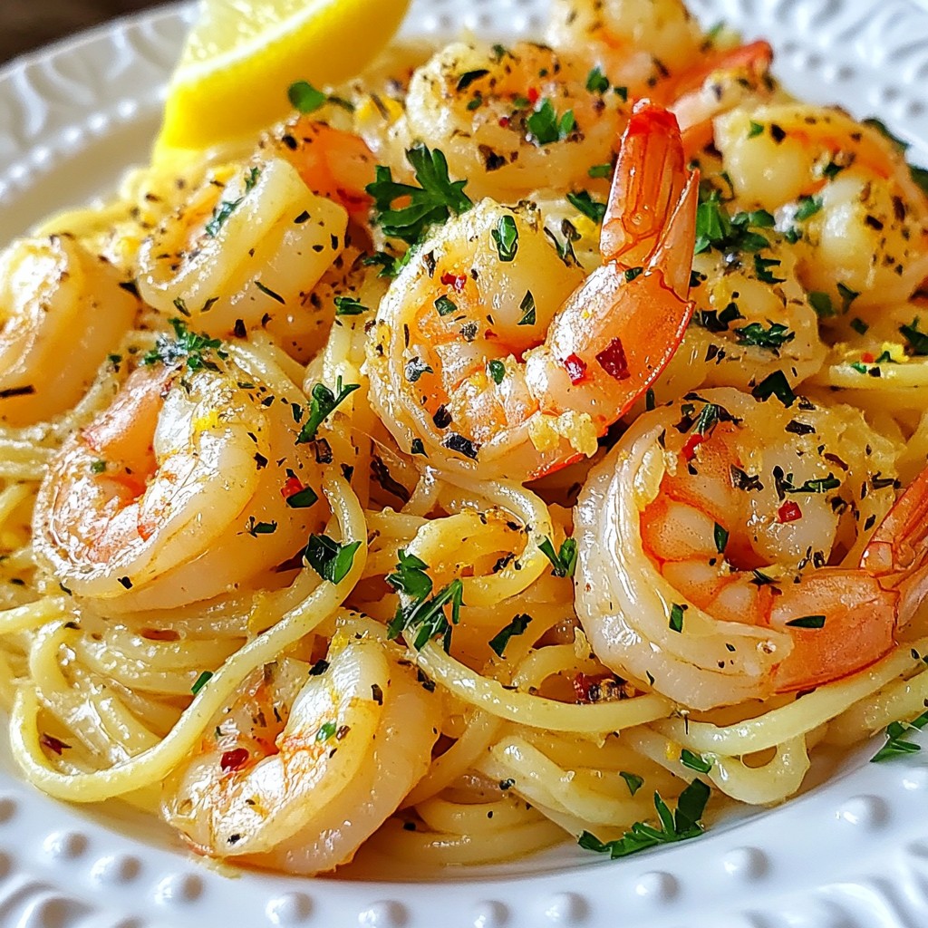 Garlic Butter Shrimp Scampi Tasty and Fast Recipe