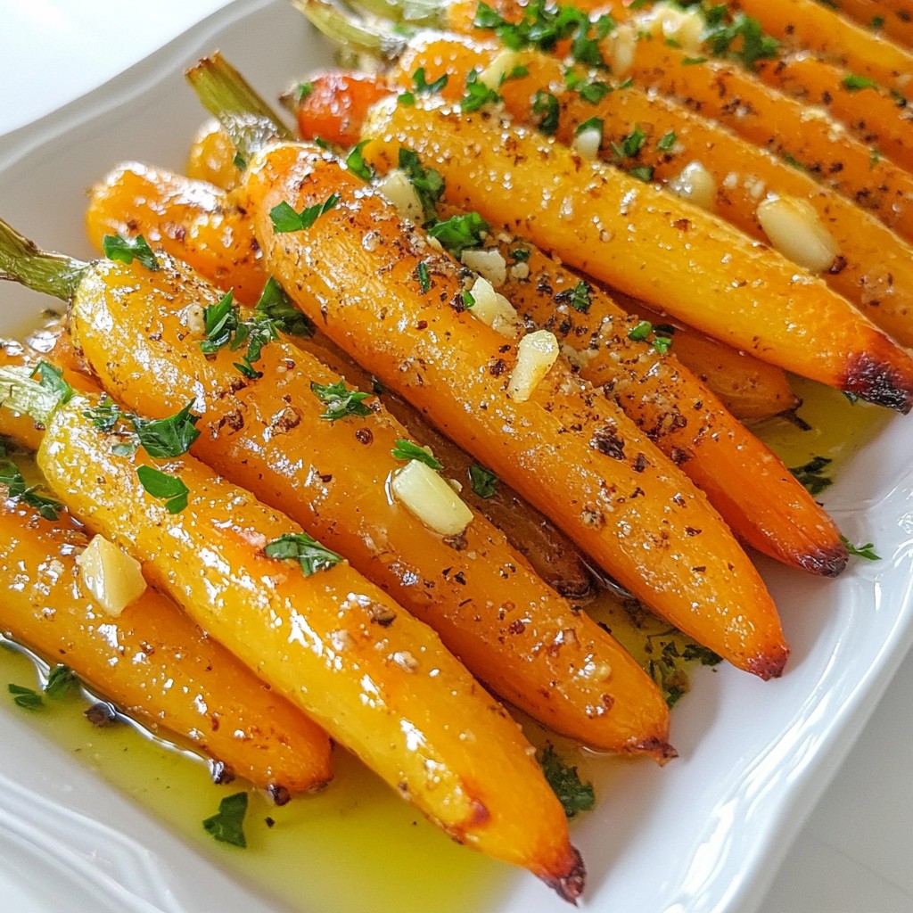 Honey Garlic Roasted Carrots Flavors that Delight
