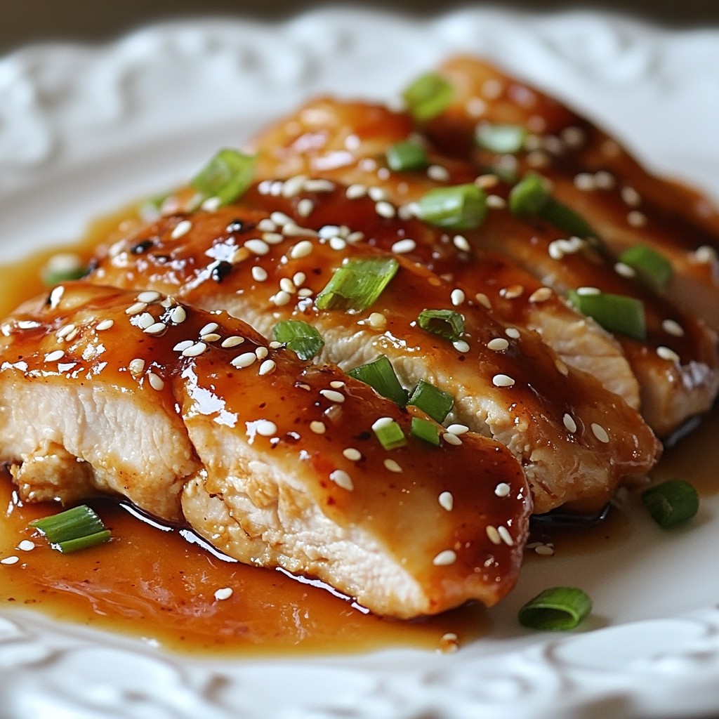 Bourbon Glazed Chicken Delicious and Easy Recipe