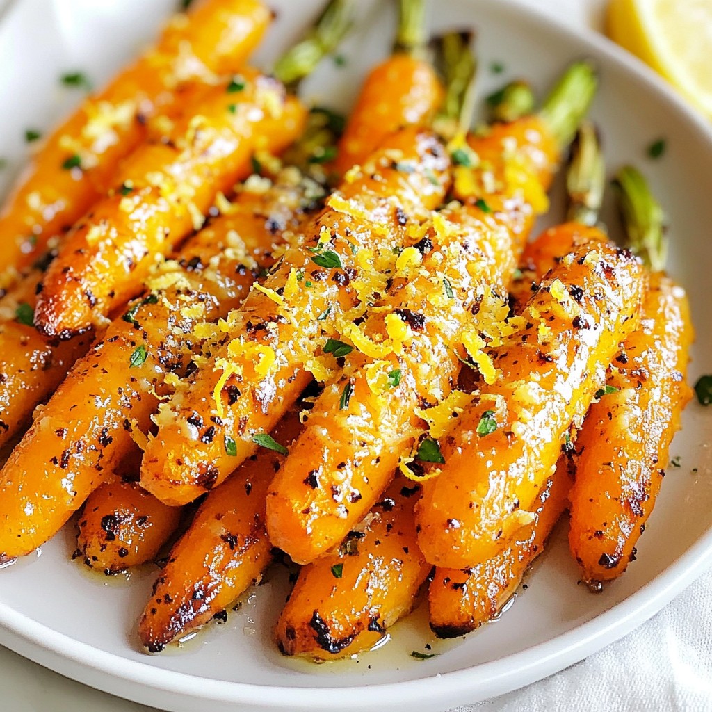 Garlic Parmesan Roasted Carrots Simple and Tasty Dish
