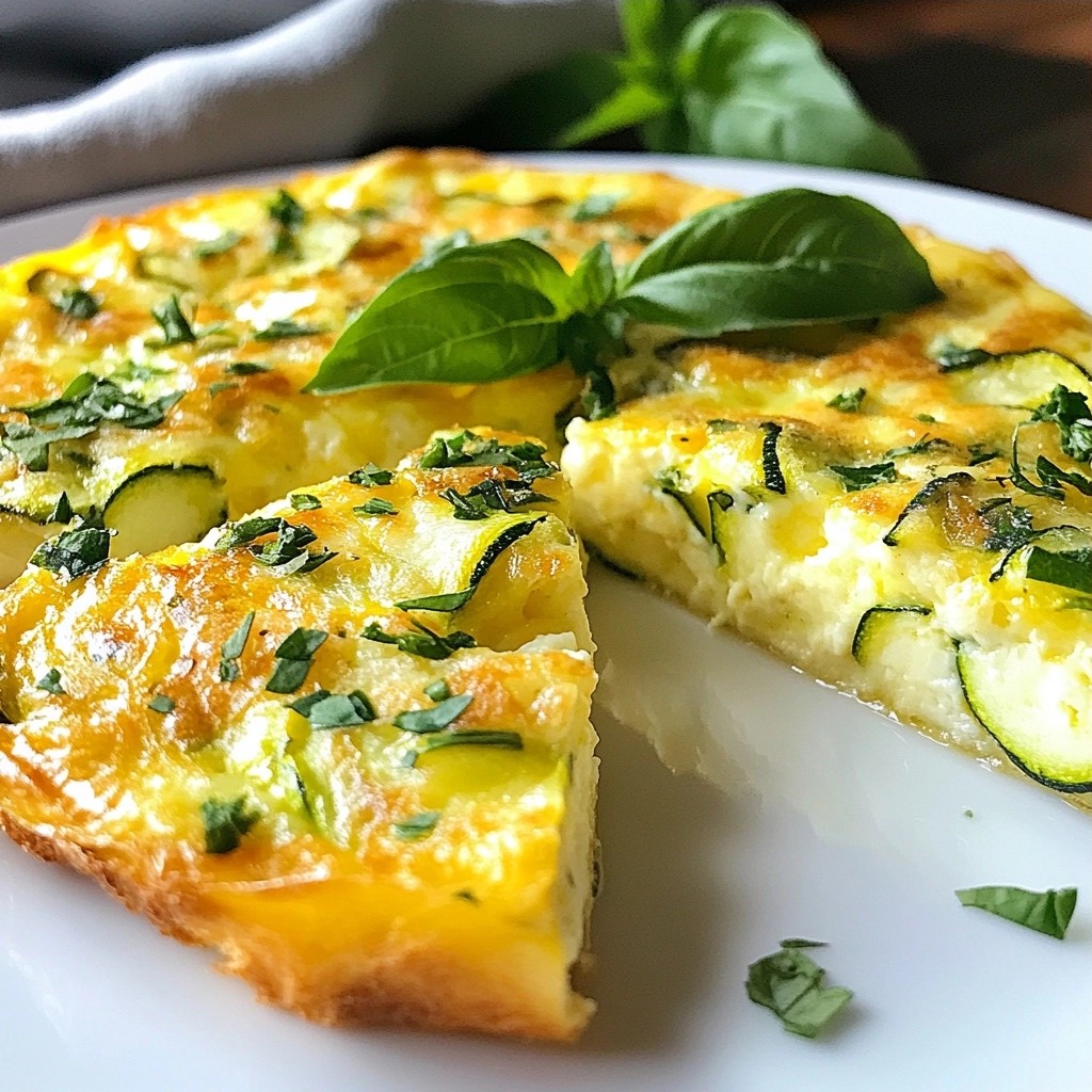 Brunch Zucchini and Cheese Frittatas Savory Delight