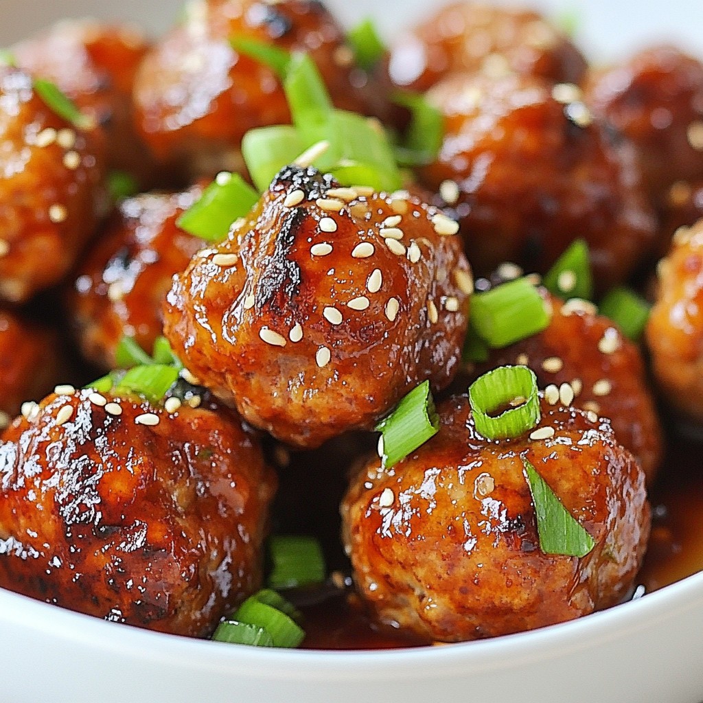 Honey Garlic Meatball Skillet Tasty Dinner Delight