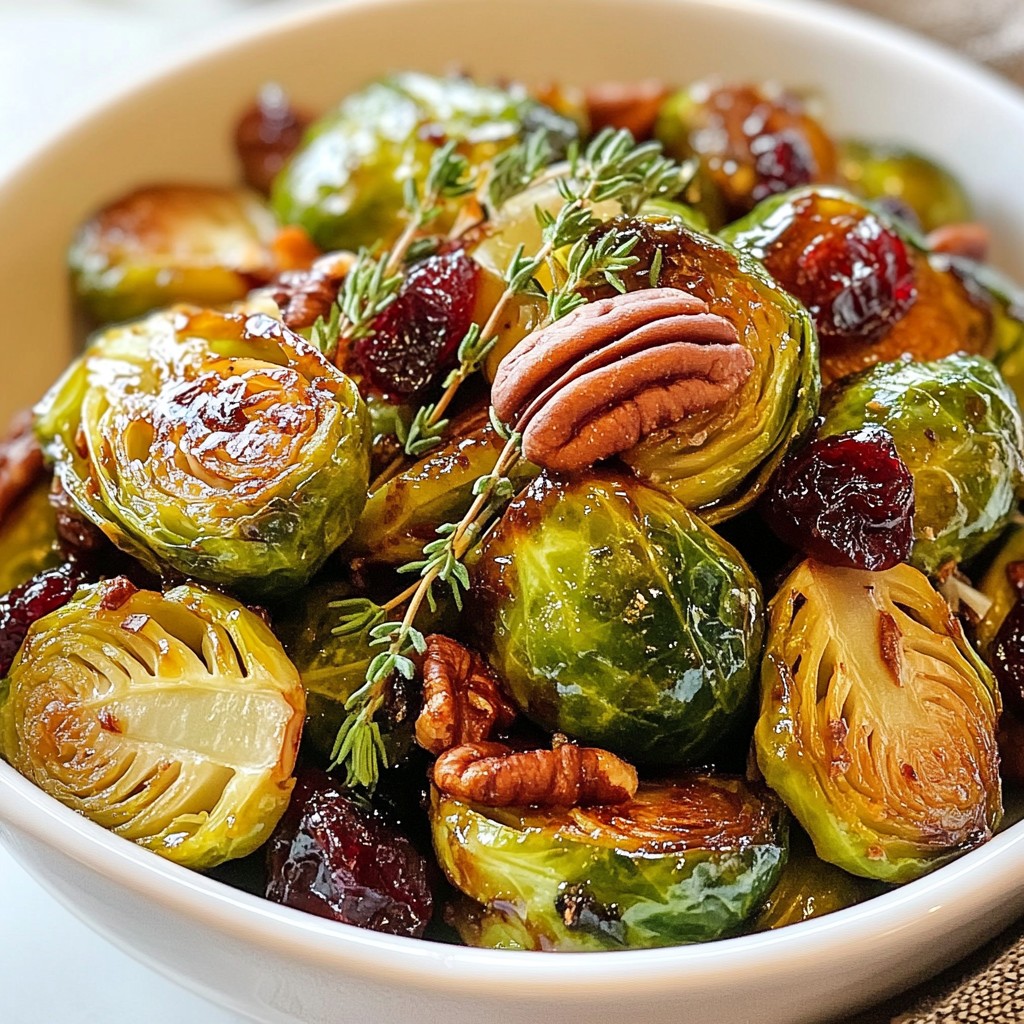 Maple Roasted Brussels Sprouts Simple and Delicious Dish