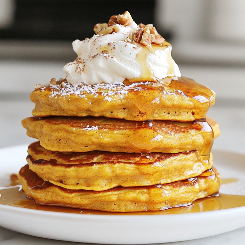 Fluffy Pumpkin Pancakes Simple and Tasty Recipe