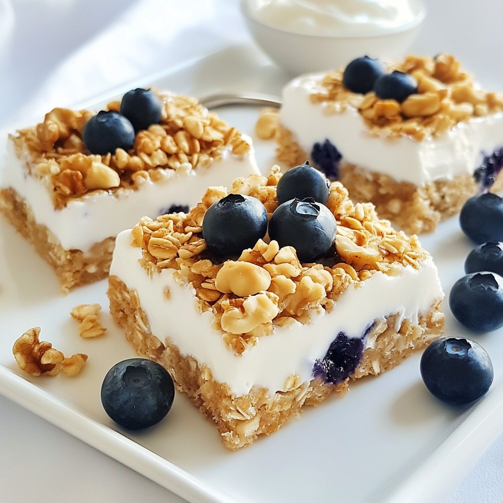 Blueberry Oatmeal Breakfast Bars Simple and Tasty Snack