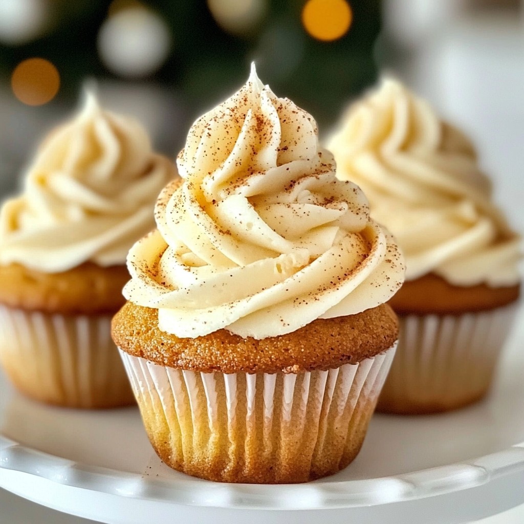 Gingerbread Latte Cupcakes Tasty and Festive Treat
