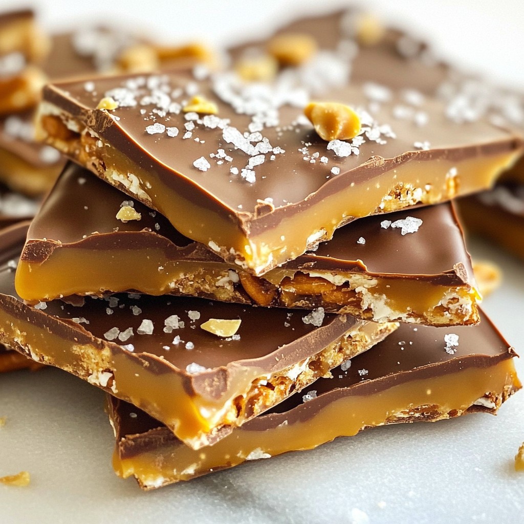 Chocolate Caramel Pretzel Bark Delightful Sweet Treat