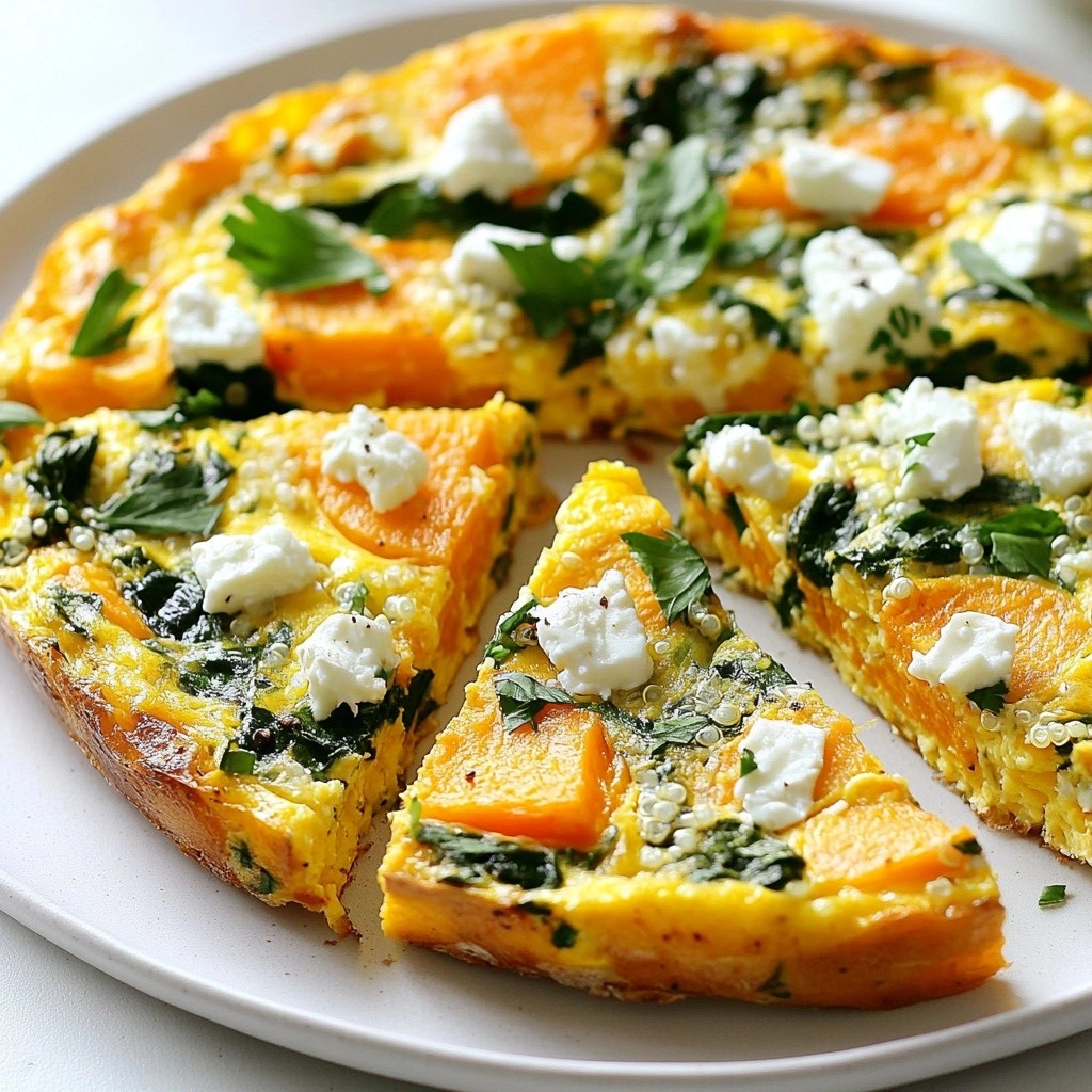 Make-ahead Sweet Potato and Quinoa Frittata Delight