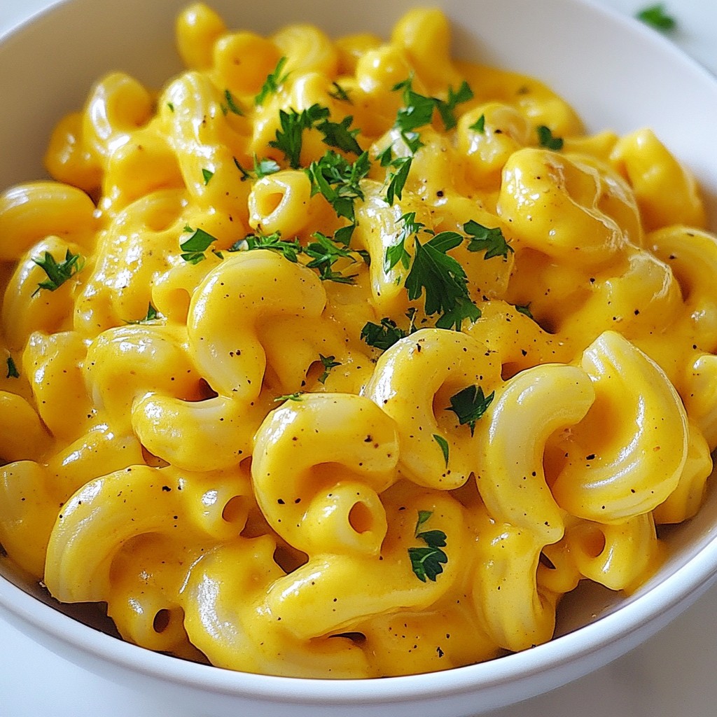 Vegan Pumpkin Mac and Cheese Creamy Delight Recipe