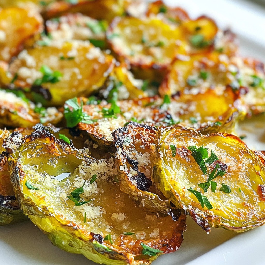 Garlic Parmesan Brussels Sprout Chips Crispy Delight