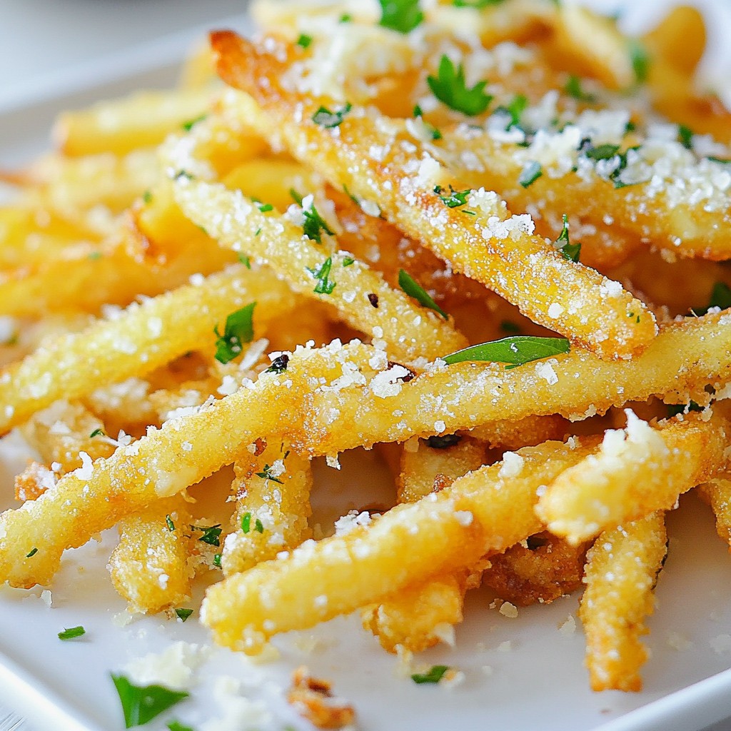 Truffle Parmesan Fries Irresistible Flavor Boost