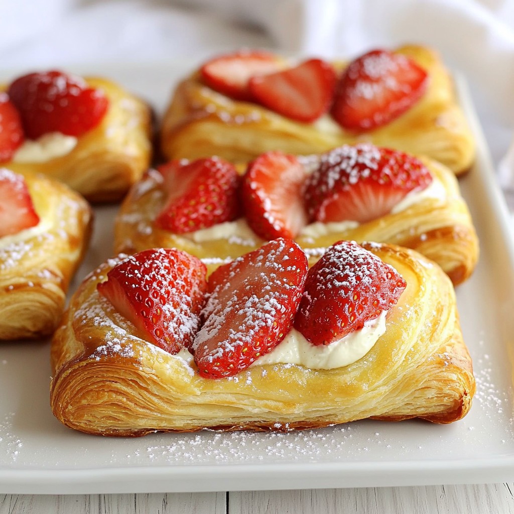 Strawberry Cream Cheese Danish Delightful and Easy Treat