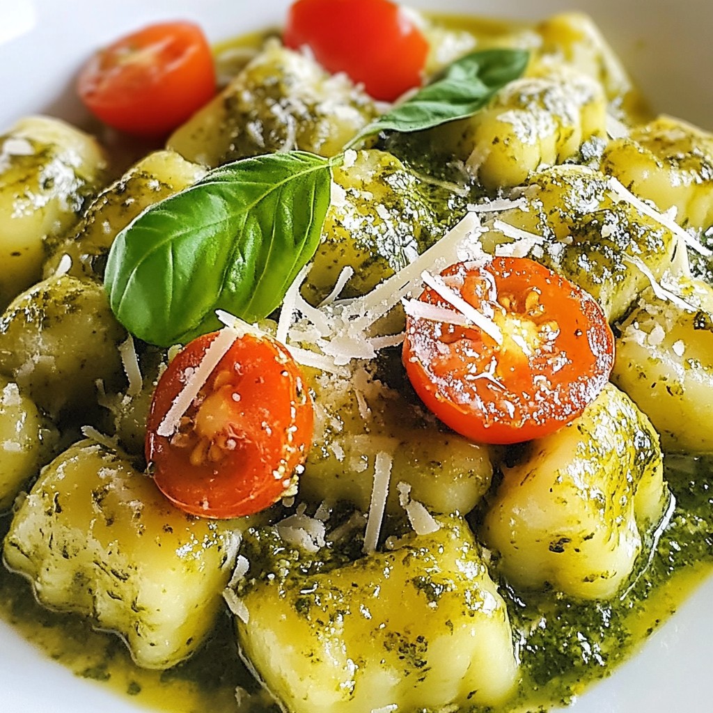 Creamy Pesto Gnocchi Delightful Weeknight Meal