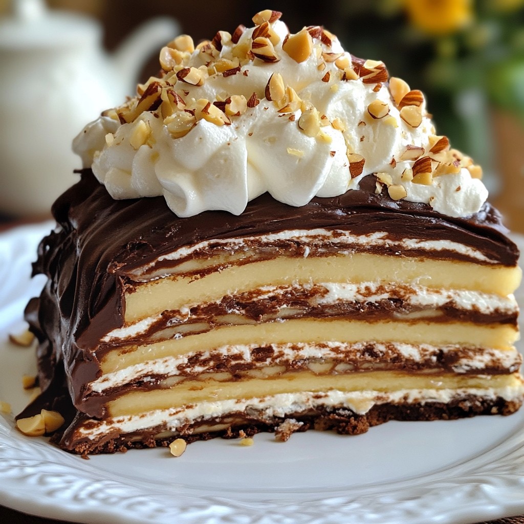 Chocolate Hazelnut Crepe Cake Recipe for Delight