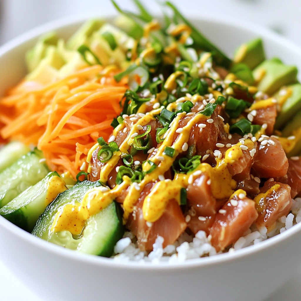 Spicy Tuna Sushi Bowls Fresh and Flavorful Delight