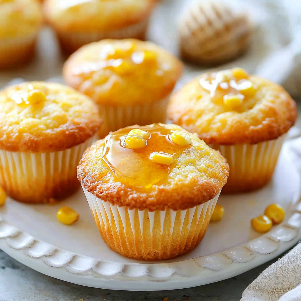 Sweet Honey Cornbread Muffins Delightful and Easy Recipe