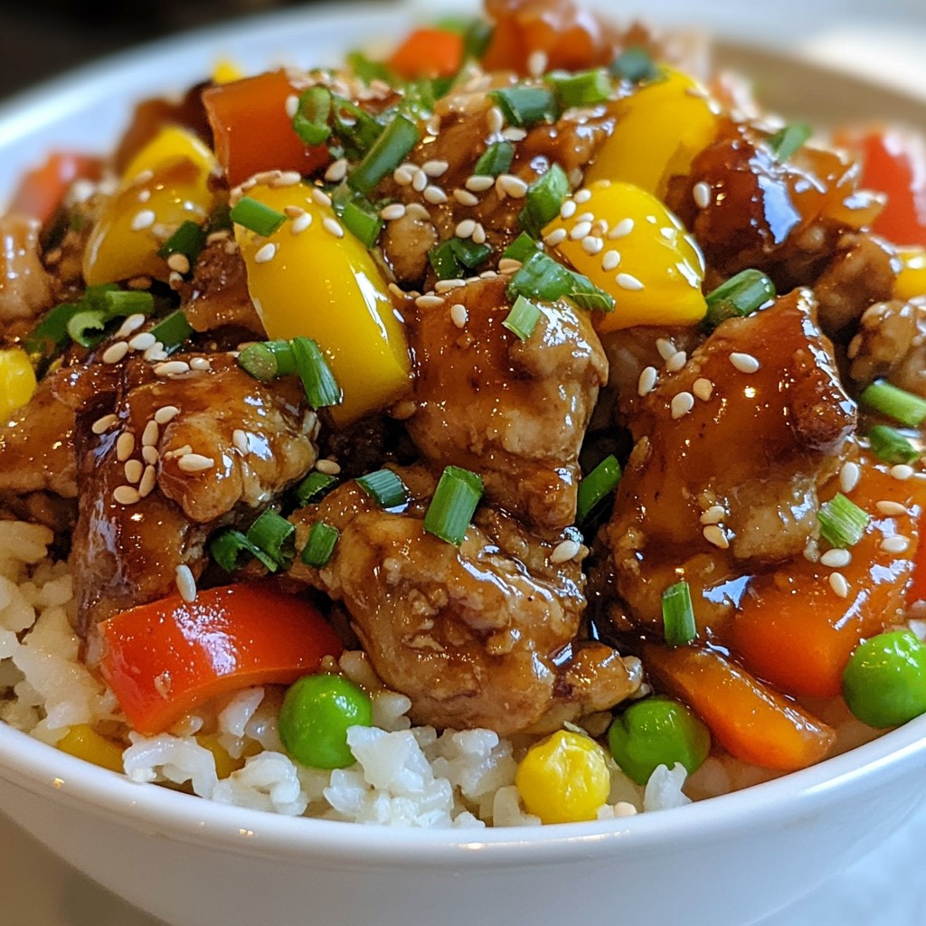 Teriyaki Chicken Fried Rice Flavorful and Easy Meal