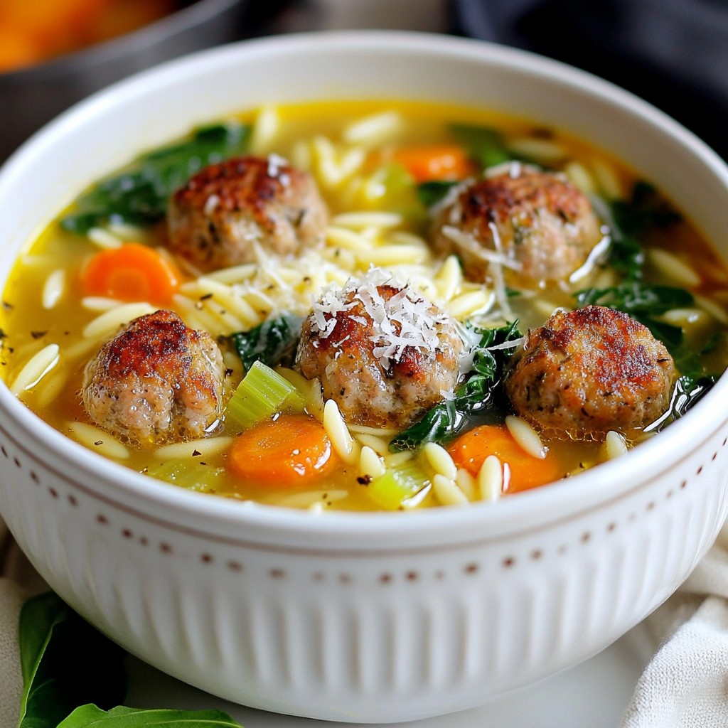 Italian Wedding Soup Savory and Comforting Dish