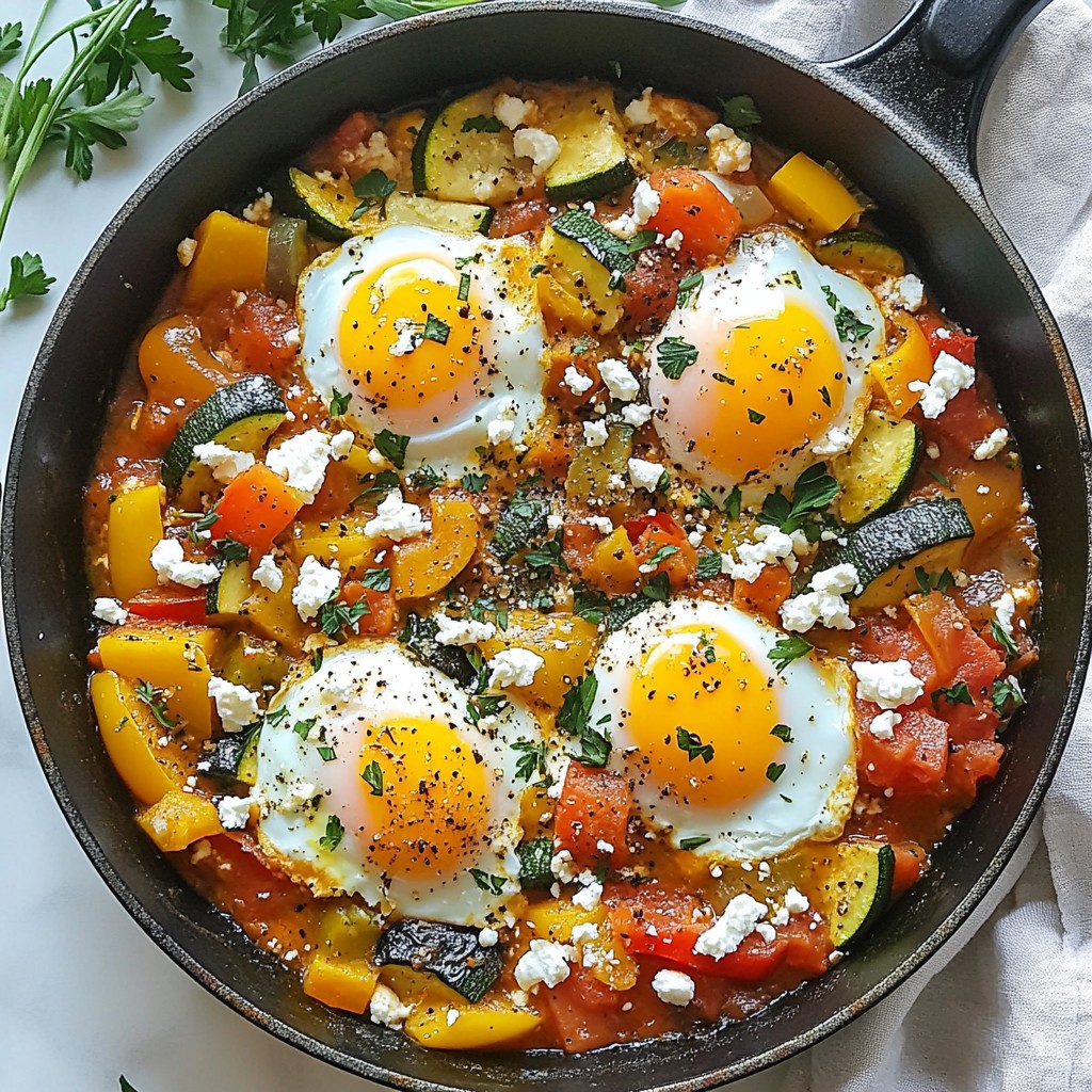 Smoky Brunch Roasted Vegetable Shakshuka Delight