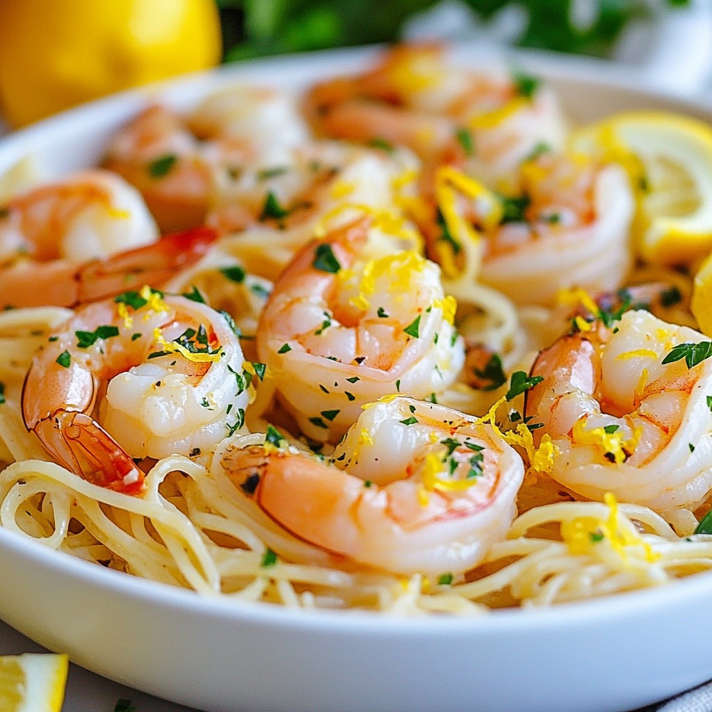 Lemon Garlic Shrimp Scampi Flavorful and Simple Dish